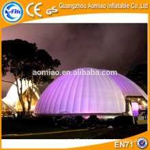 Tenda inflável inflável da barraca da barraca da abóbada dome do ar com luz conduzida